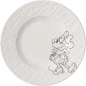 Villeroy & Boch Frühstücks-/ Dessertteller Manufacture Rock Mickey Mouse Blanc Ø21,7 cm (6er Set)