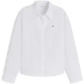 Tommy Hilfiger WW0WW49940 SUMMER POPLIN BOXY SHIRT Weiß