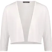 Vera Mont Sommer-Strickjacke mit 3/4 Arm in Rohweiß | Gr.: XL