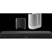 Denon Home Soundbar 550 + Home Subwoofer + Home 200 Silber (2x)