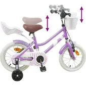 vidaXL Kinderfahrrad 14 Zoll für 3-5 Jahre alt Lila