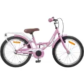 vidaXL Kinderfahrrad 18 Zoll für 5-7 Jahre alt Hellrosa