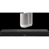 Denon Home Soundbar 550 + Home 200 Silber (2x)