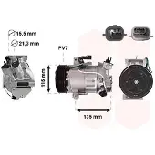 VAN WEZEL Kompressor, Klimaanlage 1501K711