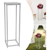 GreatDEshop2021 Blumenständer Metallsäule Blumenregal Prop Metallkunst Geometrische Pflanzensäule Hochzeit Dekosäul
