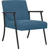 Syfax Sessel Blau 59 x 75 x 78 cm Samt