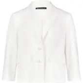 Betty Barclay Blazer-Jacke mit 3/4 Arm in Rohweiß | Gr.: 48