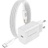 Avizar Mayaxess, 20W Netzteil für Xiaomi 15 + USB-C Kabel 1m, Weiß