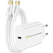 Avizar Mayaxess, 20W Netzteil für Reno 14 + USB-C Kabel 1m, Weiß
