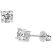 GLIZZ GL1686 Damen-Ohrringe Weißgold 333 / 8K Zirkonia-Ohrstecker