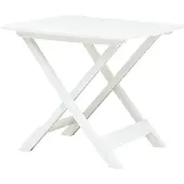 Markenlos Gartentisch Klappbar Weiß 79 x 72 x 70 cm