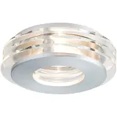 Paulmann CombiSystems Deco Einbauleuchten Shell max.50W Alu gebürstet/Glas