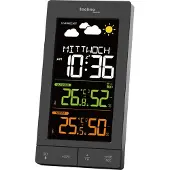Technoline WS 6458 Wetterstation (Wettervorhersage, Innen-/Außentemperatur, Luftfeuchtigkeit)
