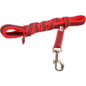 Julius-K9 Leine Super Grip ohne Handschlaufe rot, Maße: 3 m / 20 mm