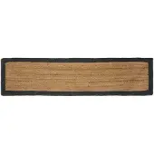 vidaXL Bereichsteppich Dunkelgrau 60 x 200 cm Jute