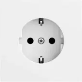 Gira Steckdose 1-fach reinweiß matt Unterputz IP20 418072