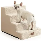 OEM Breite Hundeburggriff fürs Bett (beige, 60x45x45 cm, 4er Pack)