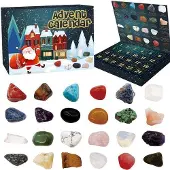 OEM Kerzen Adventkalender Steine Blindkasten Festliche Atmosphäre Exklusiv für Weihnachten
