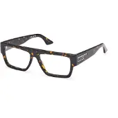 GCDS GD5052 54/15/145 Dunkel Havana Brille Front Acetat UNISEX GD5052