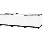 Markenlos Hochbeet 120x40x38 cm aus Polypropylen
