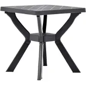 Furnicato Bistrotisch Anthrazit 70x70x72 Cm Kunststoff