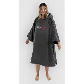 Dryrobe Towel Robe Organic Cotton Surf Poncho dark slate Gr. L