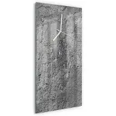 Tulup WANDUHR aus Glas 30x60 cm - Betonwand