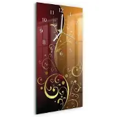 Tulup WANDUHR aus Glas 30x60 cm - Abstraktion