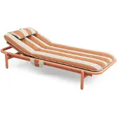 Fatboy - Sunbun Outdoor Daybed, terracotta / stripe orange