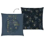 Herding Harry Potter Soft-Velboa Kissen - blau