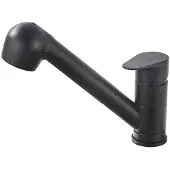 OEM Küchenspülarm mit abziehbarem Sprühkopf, Spülarm, schwarz