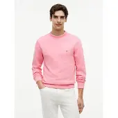 Tommy Hilfiger Essential Terry Crew Doll Pink Größe: XXL | Pullover Outlet | Herren | Rosa