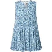 Ulla Popken Shirt in denimblau | Gr.: 50-52