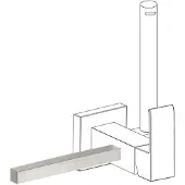 Tres Handtuchhalter Beidseitig installierbar (Ref 00612301AC, 00612302AC) , 03412402AC 03412402AC