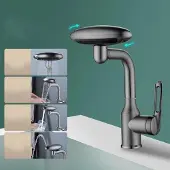 OEM 4-armige Küchenarmatur, Küchenarmatur, Sprinkler, 360-Grad-Drehung