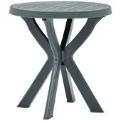 Furnicato Bistrotisch Grün Ø70 Cm Kunststoff