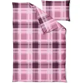 TRAUMSCHLAF Bettwäsche Carlo 200x220 cm + 2x 80x80 cm pink