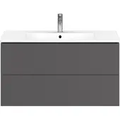 Duravit Waschtischunterbau L-CUBE 1020x481x550mm graphit matt