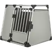 Trixie Transportbox Aluminium silber/hellgrau Transportbox Größe XL (94 x 93 x 87 cm)