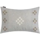 David Fussenegger Kissenhülle Jade 'Quilt' 40 x 60 cm Filz- Hellgrau