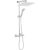 Ferro Tytan-Duschset mit verchromtem Thermostat-Duschkopf (NP75SQ-TRV7U)