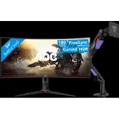 AOC CU34G2XP/BK + Vortech Monitorhalterung mit Gasfeder
