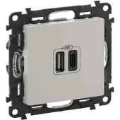 Legrand USB-Steckdose Valena Life Allure Beige 753206 5 St.