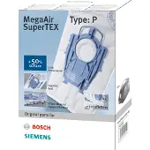Siemens Staubsaugerbeutel MegaAir SuperTEX VZ41AFP (4+1) Typ P (4 Stück + Micro-Hygienefilter)
