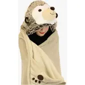 Sonic decke Egel junior 130 x 100 cm Fleece beige