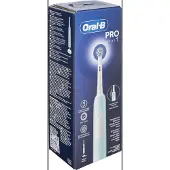 Oral-B Pro 1 Sensitive Clean, Erwachsener, Rotierende-vibrierende Zahnbürste, Tägliche Pflege, Sensibel, Whitening, 20000 Bewegungen pro Minute, Blau, 8800 Bewegungen pro Minute