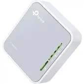 TP-LINK Tragbarer AC750-WLAN-Router, Wi-Fi 5 (802.11ac), Dual-Band (2,4 GHz/5 GHz), Ethernet/LAN, 4G, Weiß, Tragbarer Router