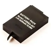 AccuCell Akku passend für GoPro Fusion, Li-Polymer, 3,7V, 2700mAh, 10,0Wh