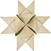 Rico Fröbelsterne Glitter, Gold,MIX, 60 Streifen, 120 g/m²