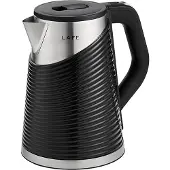 Lafe LAFCZA47468, 1,8 l, 1800 W, Schwarz, Edelstahl, Edelstahl, Überhitzungsschutz, Drahtlos